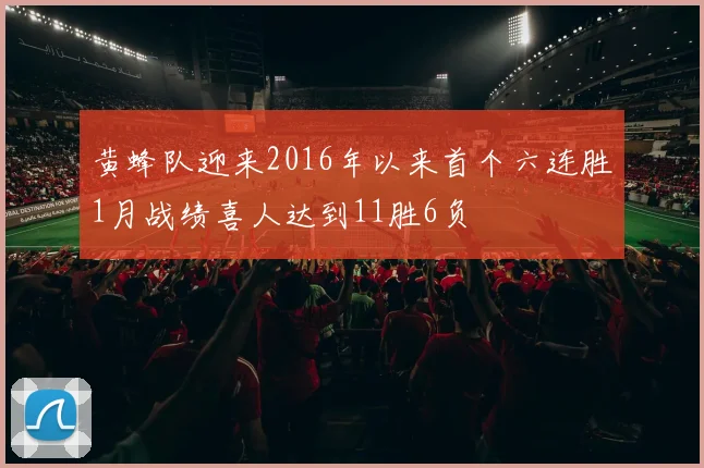 黄蜂队迎来2016年以来首个六连胜1月战绩喜人达到11胜6负